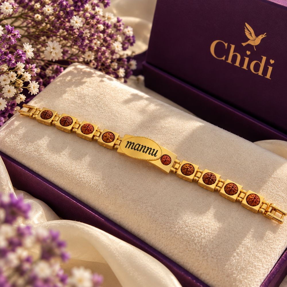 Mahadev Rudraksha™ Name Bracelet PG