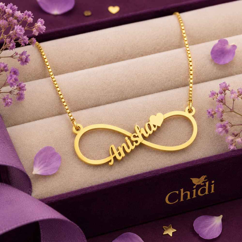 Customized Necklace Infinity