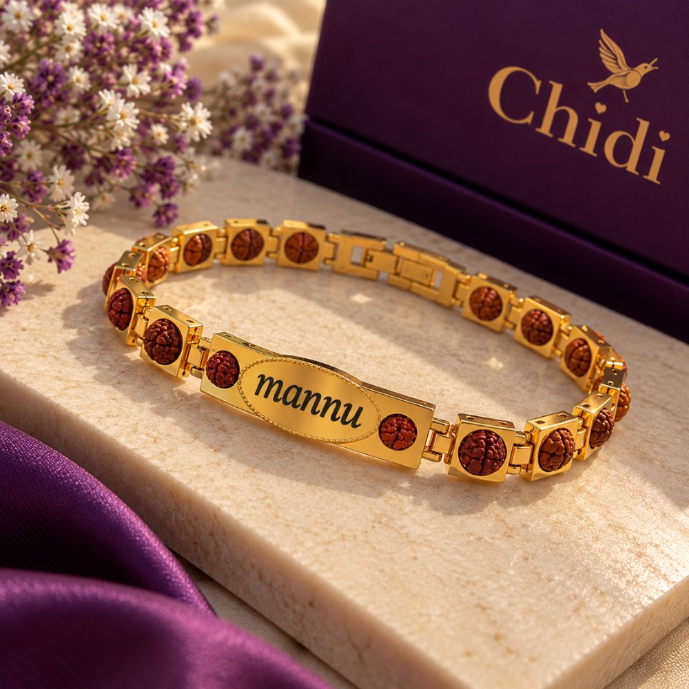 Mahadev Rudraksha™ Name Bracelet PG