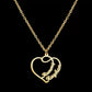 Couple Heart Name Pendant