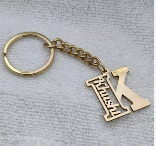 Customized Big Font Keychain