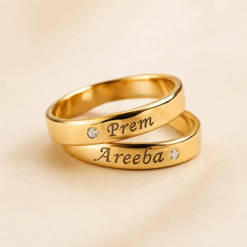 Chidi customized ring for couples